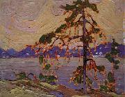 Tom Thomson Oil sketch for The Jack Pine painting